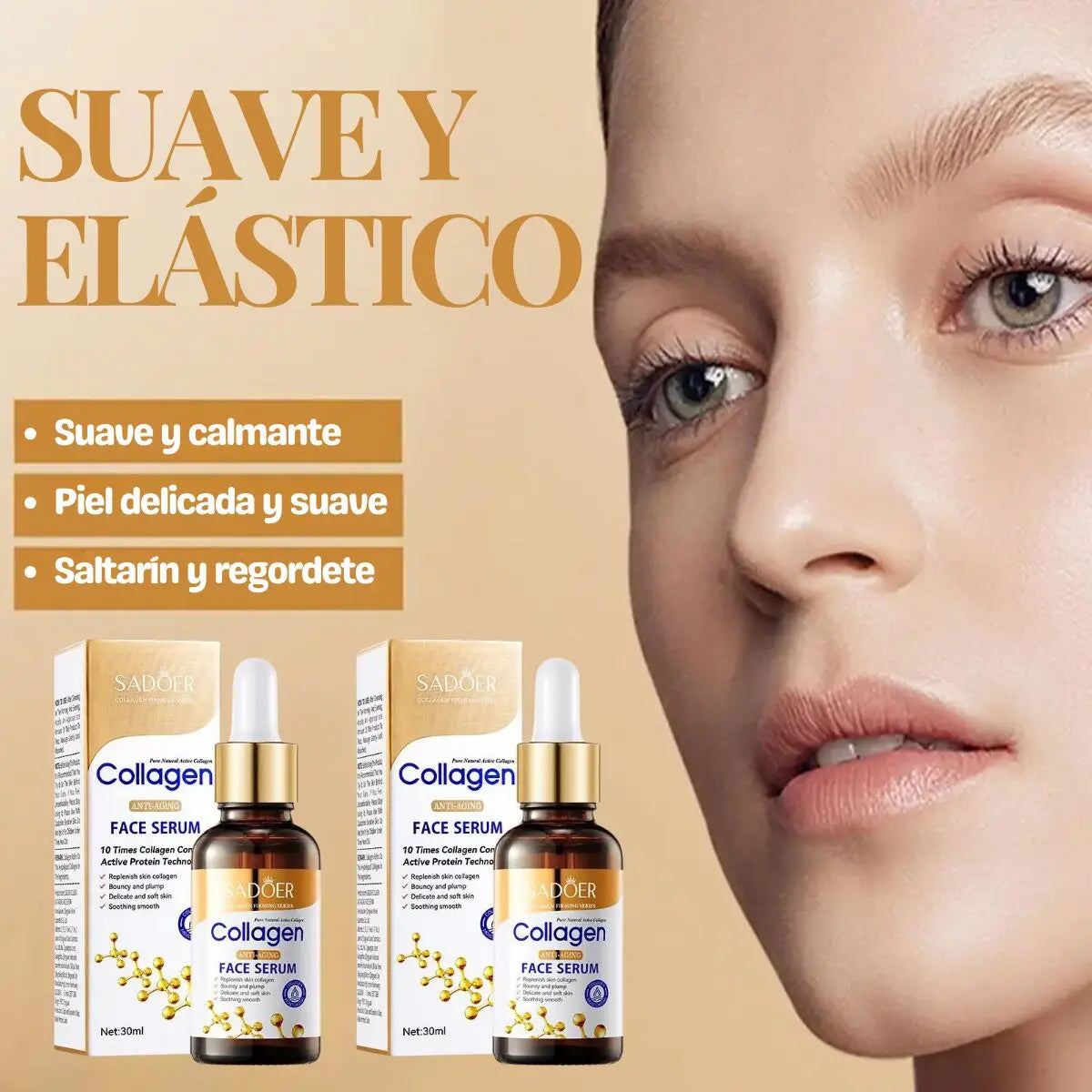 Suero de Colágeno Reafirmante: Dile Adiós a las Arrugas 💆♀️