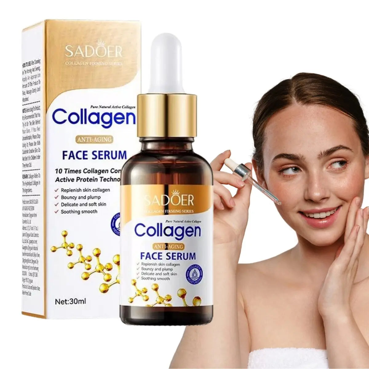 Suero de Colágeno Reafirmante: Dile Adiós a las Arrugas 💆‍♀️