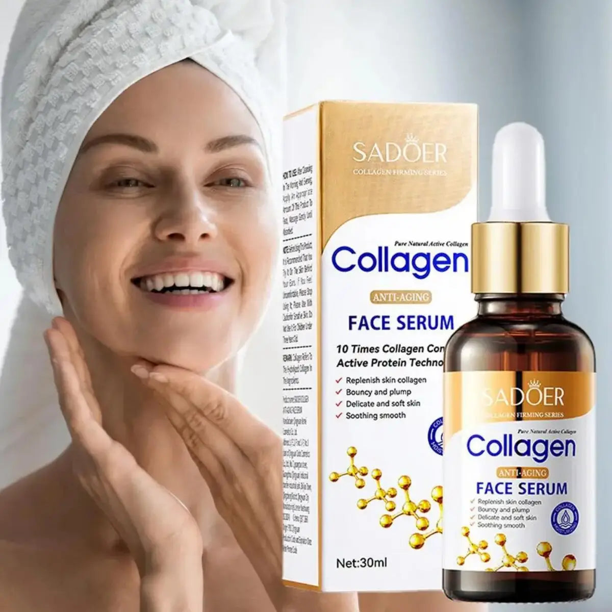 Suero de Colágeno Reafirmante: Dile Adiós a las Arrugas 💆‍♀️